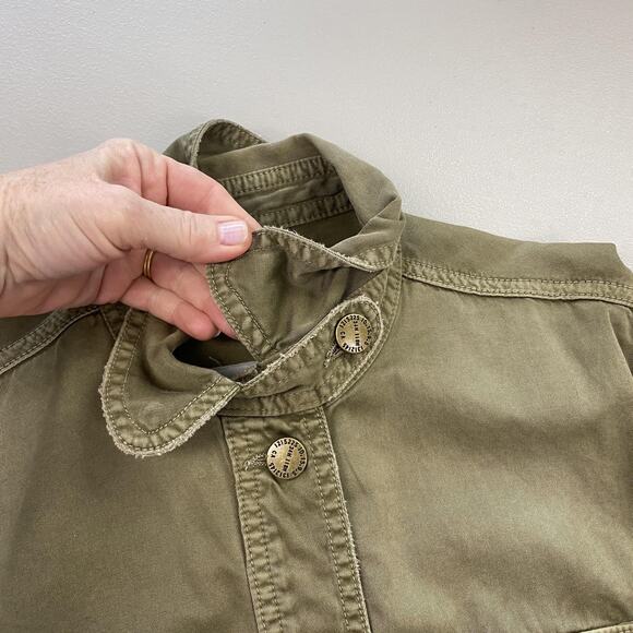Current Elliott Commander Jacket Women Size 3 Large Army Green Military Gorpcore - Picture 12 of 14